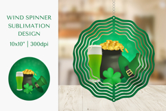 St Patricks Day Wind Spinner Sublimation Design PNG 14 Product Image 1