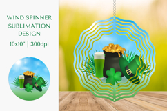 17 Saint Patricks Day Wind Spinner Sublimation Design PNG 17 Product Image 1