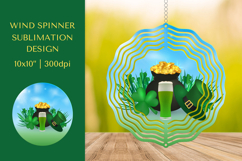 St Patricks Day Wind Spinner Sublimation Design PNG 18 Product Image 1