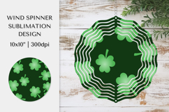 Green Spring Wind Spinner Sublimation Patricks Day Design 33 Product Image 1
