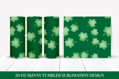 St Patrick’s Day Skinny Tumbler Wrap Sublimation Design 001 Product Image 1