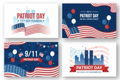 10 Patriot Day USA Celebration Illustration Product Image 4