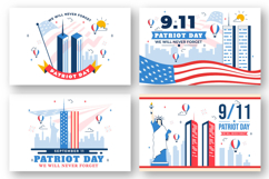 10 Happy USA Patriot Day Illustration Product Image 3