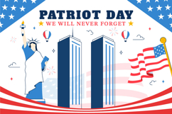 10 Happy USA Patriot Day Illustration Product Image 4