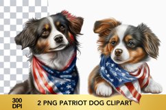 Patriot Dog Png American Clipart Product Image 1