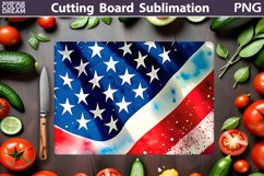 Patriotic Cutting Board | Kitchen Cutting Board Product Image 1