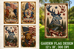 Patriotic Garden Flag | 28 Designs Collection Product Image 5