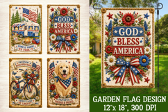 Patriotic Garden Flag | 28 Designs Collection Product Image 7