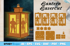 Patriotic 4th July Lantern Lasercut BUNDLES Product Image 2