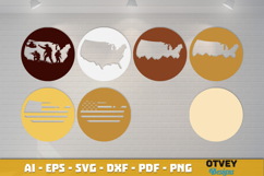 Patriotic 4th July Layered Lasercut File Product Image 3