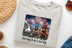 Patriotic 4th of July Animal Squad PNG Product Image 3