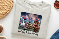 Patriotic 4th of July Animal Squad PNG Product Image 3