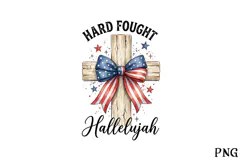 Patriotic 4th of July Christian Cross PNG Product Image 1