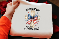 Patriotic 4th of July Christian Cross PNG Product Image 2