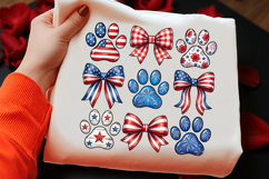 Patriotic 4th of July Dog Paw PNG Product Image 2