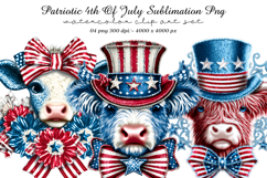Patriotic 4th Of July Sublimation Png Product Image 1