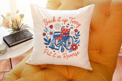 Patriotic 4th of July Wheelchair PNG Product Image 4