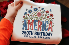 Patriotic America 250th Anniversary PNG Product Image 2