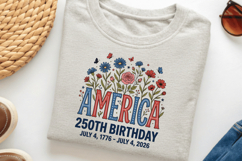 Patriotic America 250th Anniversary PNG Product Image 3