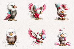 Patriotic American Eagle Clipart Product Image 5