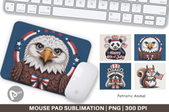 Mouse Pad Patriotic Animal Product Image 1