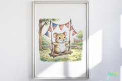 Patriotic Animal Clipart Product Image 6