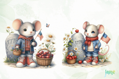 Patriotic Animal Clipart Product Image 3