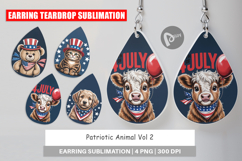 Earring Patriotic Animal Product Image 1