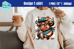 Patriotic Sublimation T-shirt, Brush Stroke PNG Product Image 1