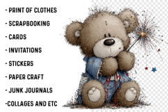 Patriotic Animals Clipart PNG Product Image 2