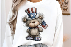 Patriotic Animals Clipart PNG Product Image 4