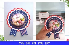 Patriotic Award Ribbon Candy Dome, 4th of July Candy Dome Product Image 17