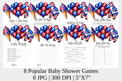 Patriotic Baby Shower Game Set Product Image 1