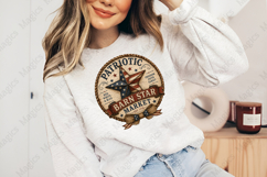 Patriotic Barn Star Market Vintage Americana Sign PNG Product Image 4