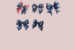 Patriotic Bows | Watercolour Clipart PNG Product Image 4