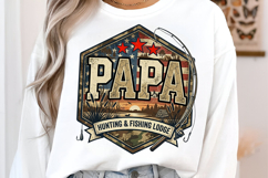 Patriotic Camo Dad Hunting Png Product Image 2