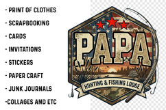Patriotic Camo Dad Hunting Png Product Image 3
