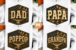 Patriotic Camo Dad Hunting Png Product Image 1