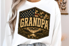 Patriotic Camo Dad Hunting Png Product Image 3