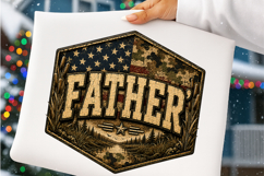 Patriotic Camo Dad Hunting Png Product Image 5