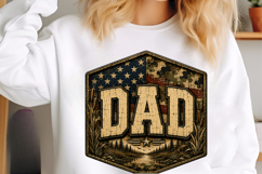Patriotic Camo Dad Hunting Png Product Image 6