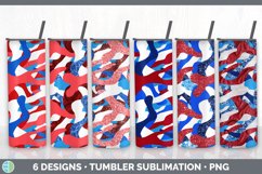 Bundle of six 4th of July sublimation tumbler designs.