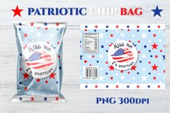 patriotic chip bag printable design is perfect as decor of you Independence day party