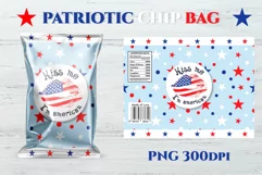 patriotic chip bag printable design is perfect as decor of you Independence day party