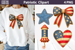 Patriotic Sublimation Bundle | 4th Of July Digital paper Product Image 6
