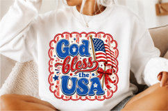 Patriotic Coquette Sublimation PNG Product Image 3