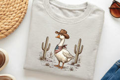 Patriotic Cowboy Goose PNG Product Image 3