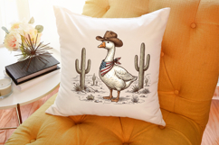 Patriotic Cowboy Goose PNG Product Image 4