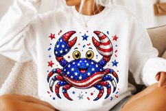 Patriotic Crab Png 4th July Beach Product Image 2