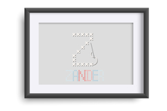 Patriotic Cross Stitch Too Color Font Product Image 6